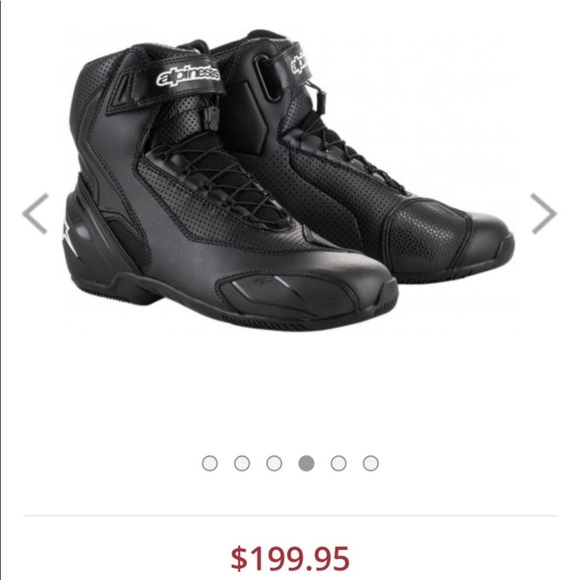 SOLD!!! Fully armored Alpinestar riding shoes - Picture 6 of 6